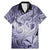 Personalised Aloha King Kamehameha Spirits Family Matching Mermaid Dress and Hawaiian Shirt Violet Special LT9 Dad's Shirt - Short Sleeve Violet - Polynesian Pride