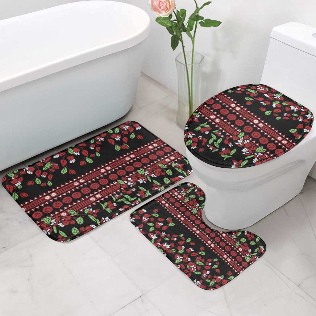 Fiji Masi Bula Tagimoucia Flowers Bathroom Set - Polynesian Pride