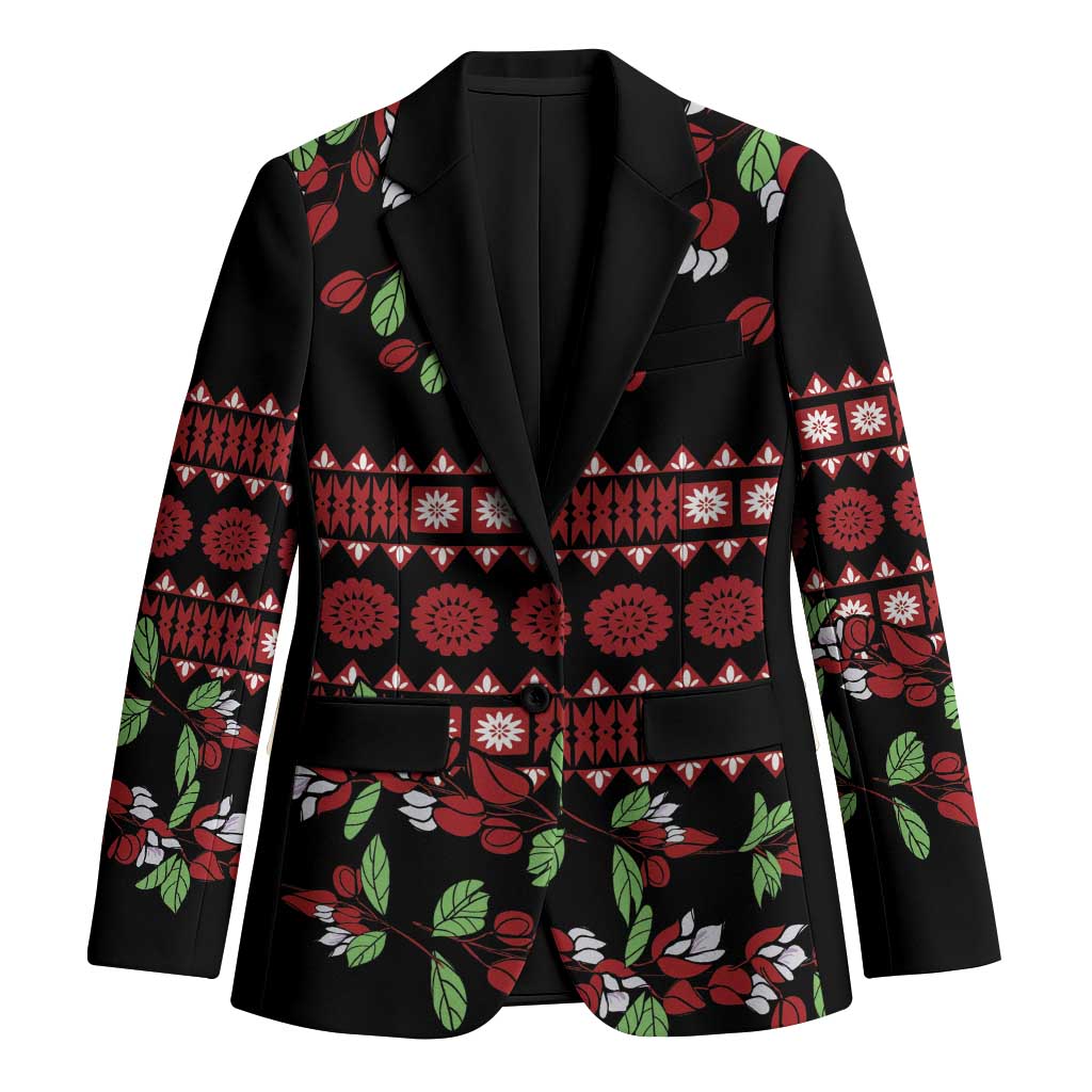 Fiji Masi Bula Tagimoucia Flowers Blazer - Polynesian Pride