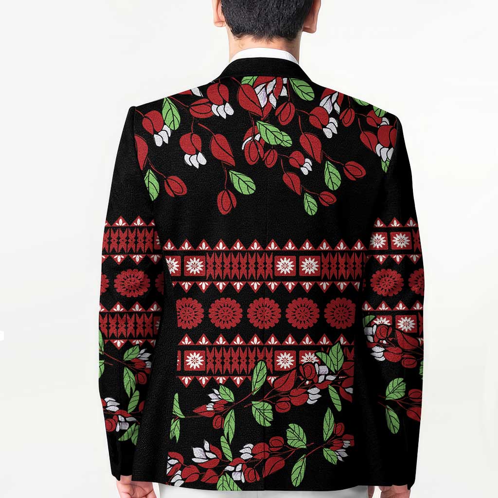 Fiji Masi Bula Tagimoucia Flowers Blazer - Polynesian Pride