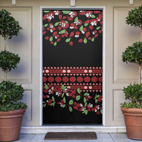 Fiji Masi Bula Tagimoucia Flowers Door Cover - Polynesian Pride