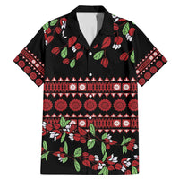 Fiji Masi Bula Tagimoucia Flowers Family Matching Mermaid Dress and Hawaiian Shirt