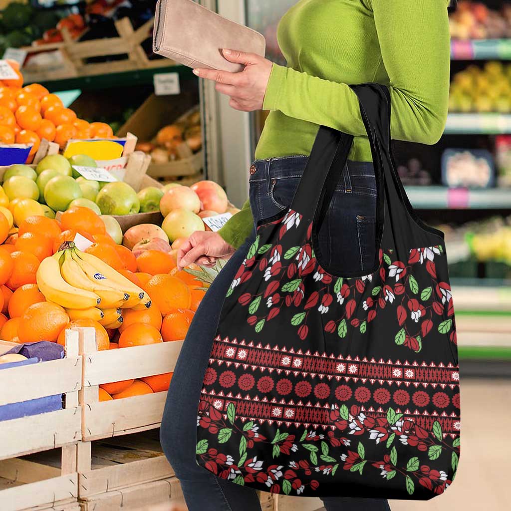 Fiji Masi Bula Tagimoucia Flowers Grocery Bag