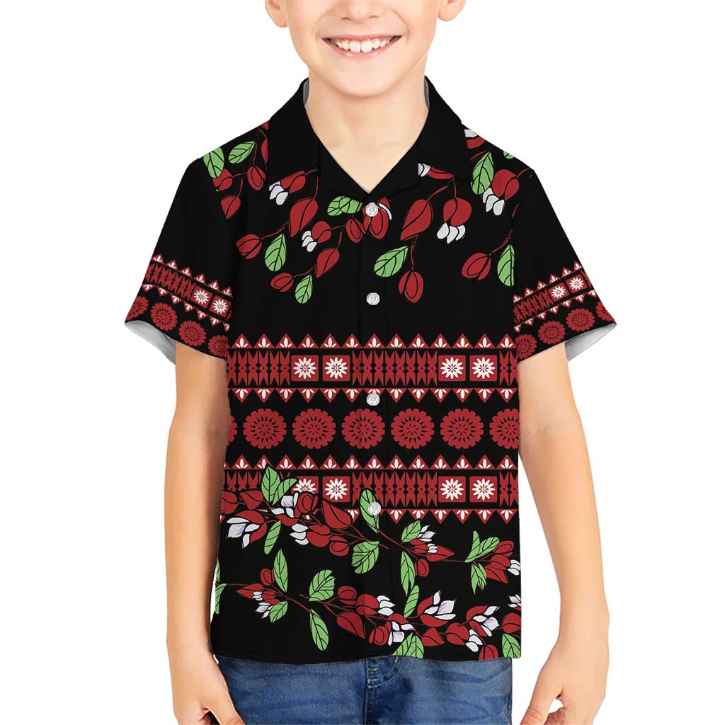 Fiji Masi Bula Tagimoucia Flowers Hawaiian Shirt