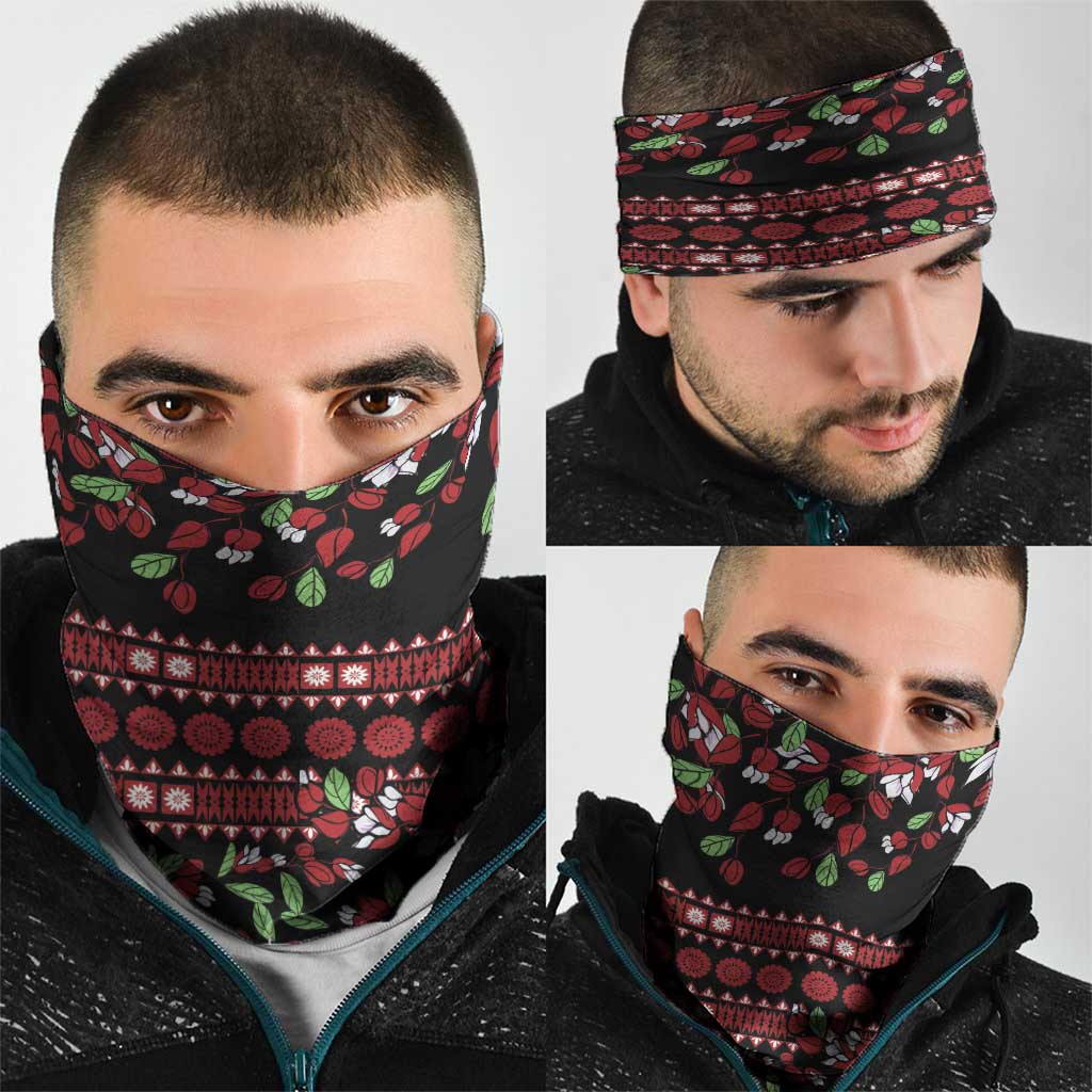 Fiji Masi Bula Tagimoucia Flowers Neck Gaiter - Polynesian Pride