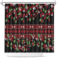 Fiji Masi Bula Tagimoucia Flowers Shower Curtain