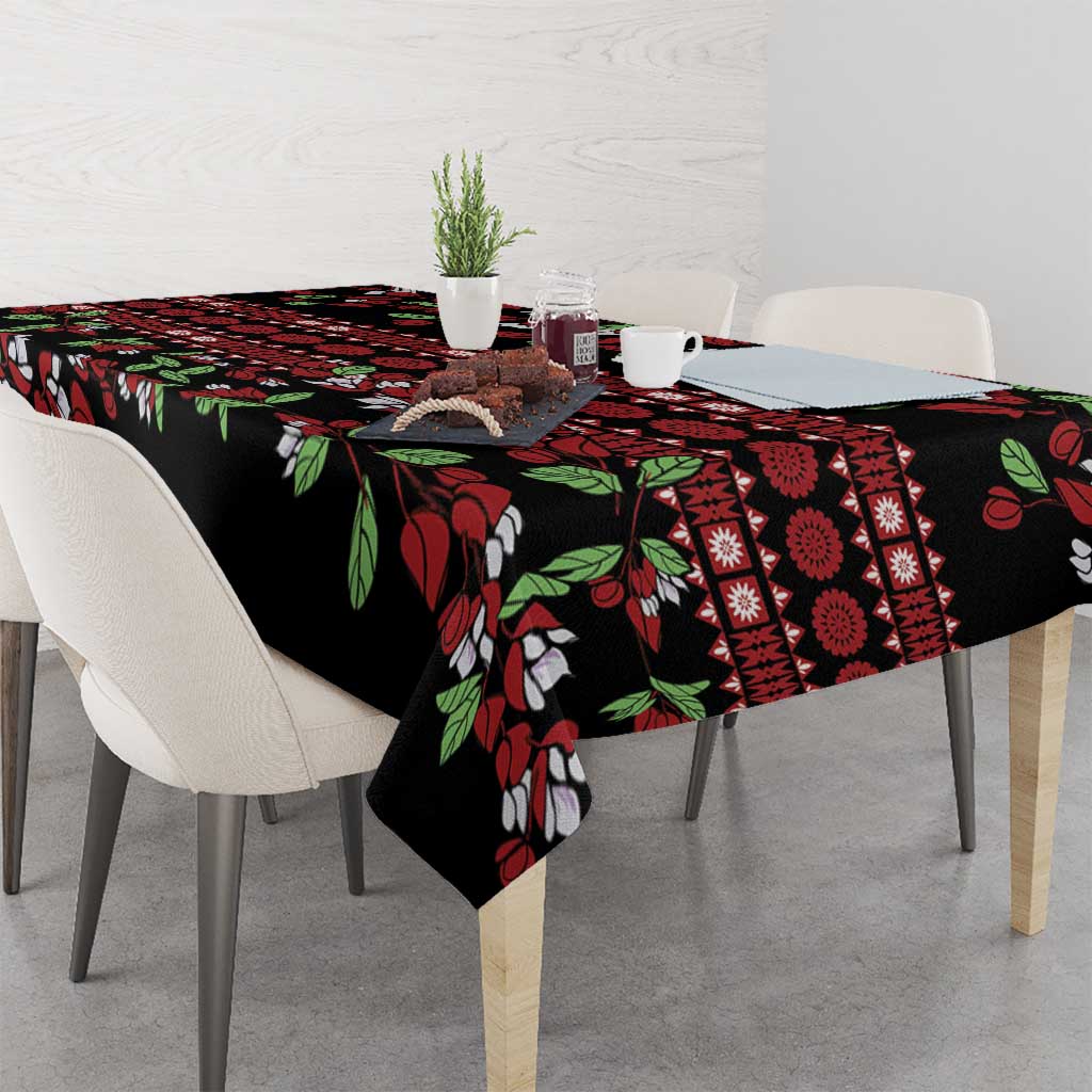 Fiji Masi Bula Tagimoucia Flowers Tablecloth