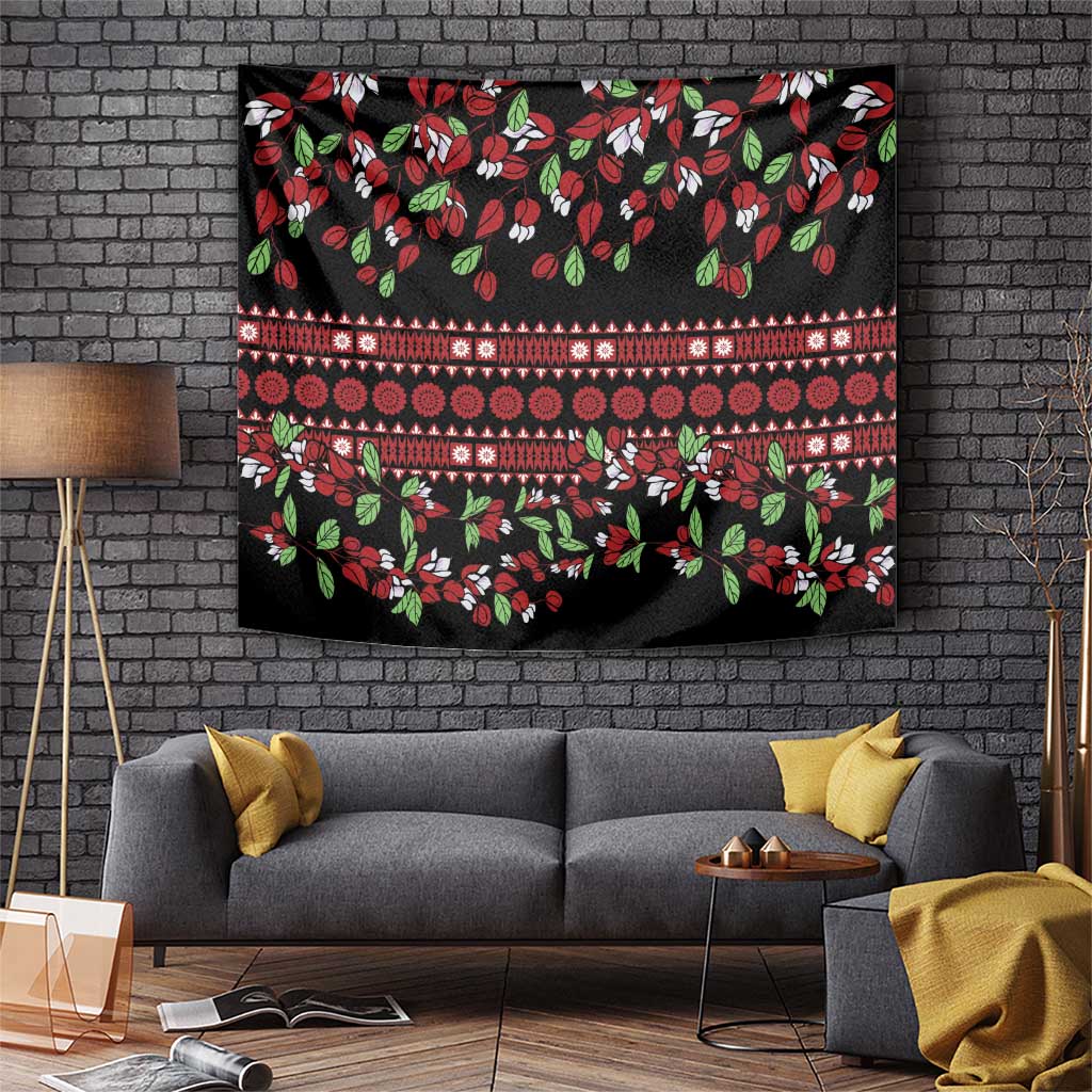 Fiji Masi Bula Tagimoucia Flowers Tapestry