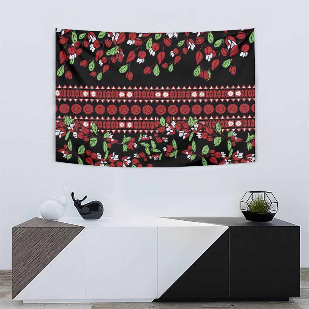 Fiji Masi Bula Tagimoucia Flowers Tapestry