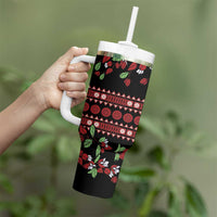 Fiji Masi Bula Tagimoucia Flowers Tumbler With Handle