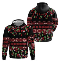 Fiji Masi Bula Tagimoucia Flowers Zip Hoodie