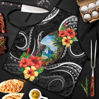 Hafa Adai Guam Apron Guahan Seal Chamorro Stones Tribal - Polynesian Pride