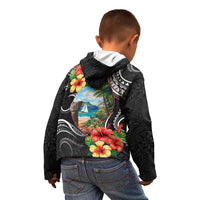 Hafa Adai Guam Kid Hoodie Guahan Seal Chamorro Stones Tribal