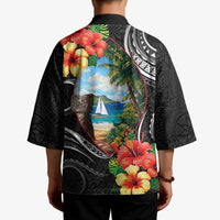 Hafa Adai Guam Kimono Guahan Seal Chamorro Stones Tribal - Polynesian Pride