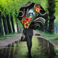 Hafa Adai Guam Umbrella Guahan Seal Chamorro Stones Tribal - Polynesian Pride