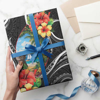 Hafa Adai Guam Wrapping Paper Guahan Seal Chamorro Stones Tribal - Polynesian Pride