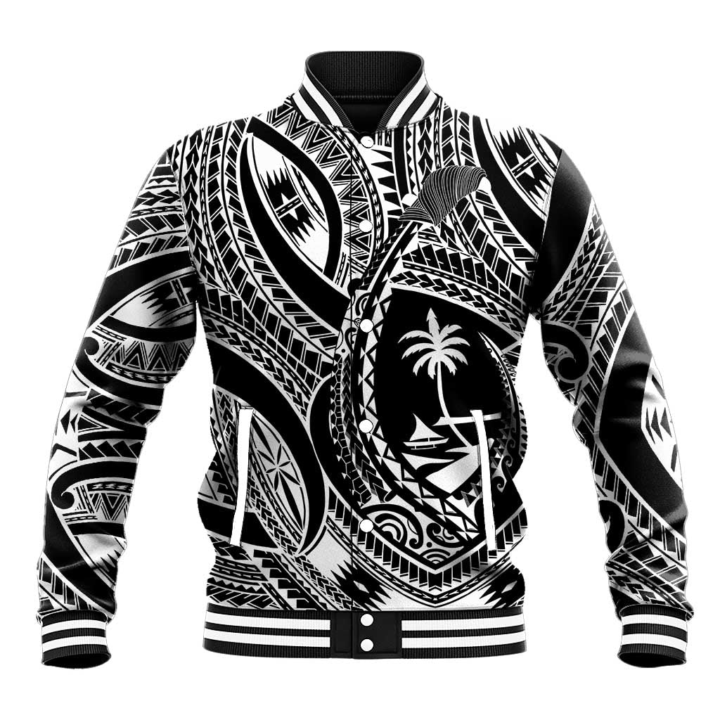 Hafa Adai Guam Inspired Tattoo Baseball Jacket