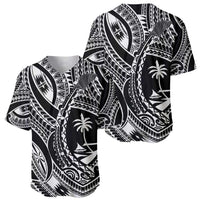 Hafa Adai Guam Inspired Tattoo Baseball Jersey