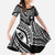 Hafa Adai Guam Inspired Tattoo Family Matching Mermaid Dress and Hawaiian Shirt