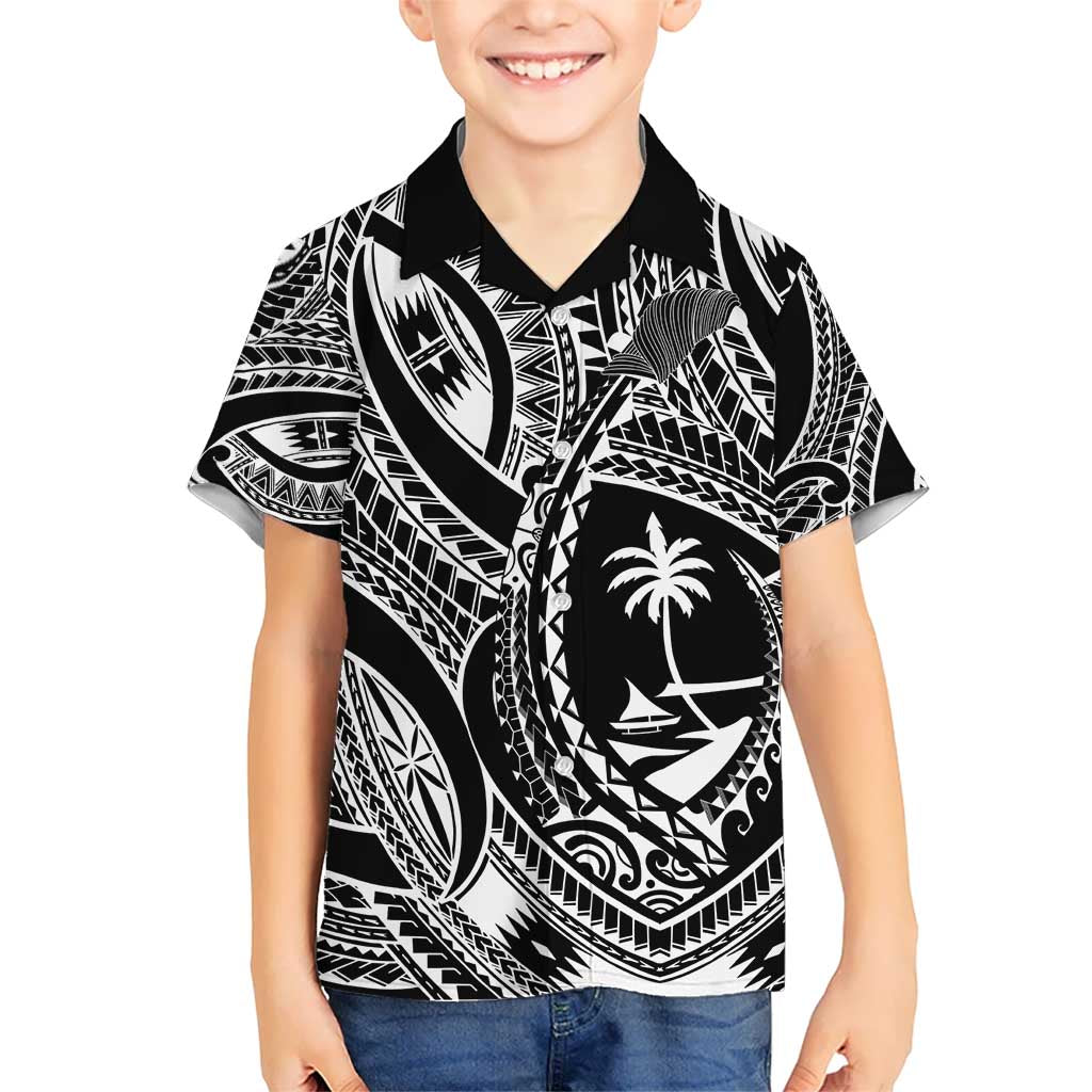 Hafa Adai Guam Inspired Tattoo Kid Hawaiian Shirt