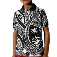 Hafa Adai Guam Inspired Tattoo Kid Polo Shirt