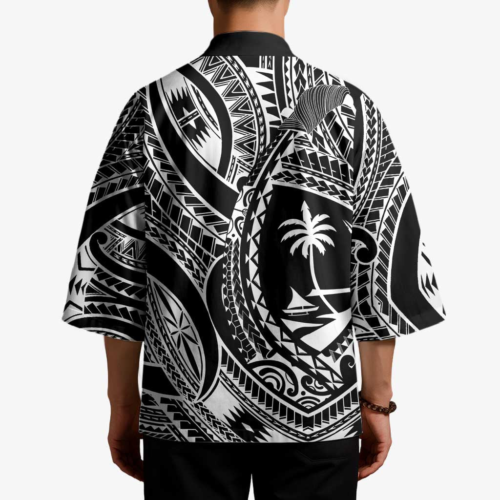 Hafa Adai Guam Inspired Tattoo Kimono - Polynesian Pride