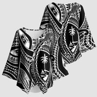 Hafa Adai Guam Inspired Tattoo Kimono Sleeve Blouse - Polynesian Pride