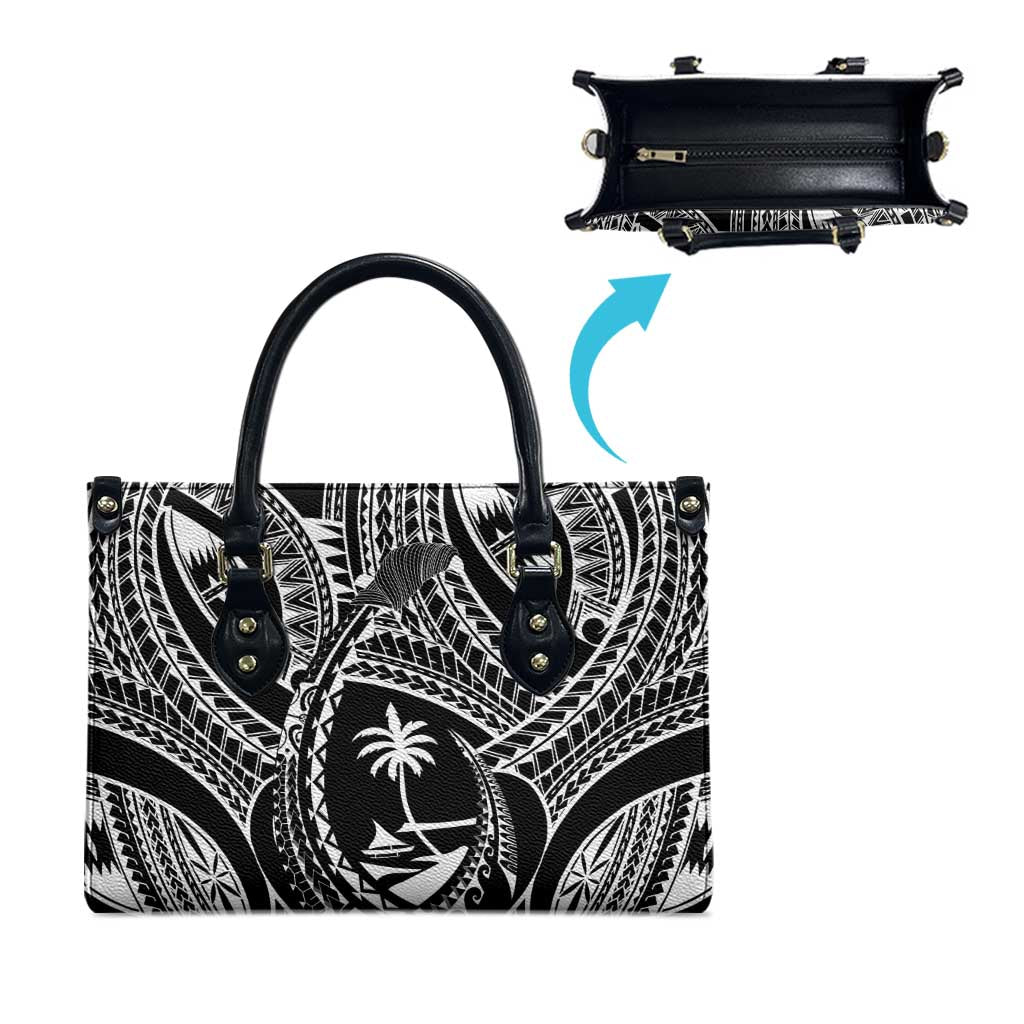 Hafa Adai Guam Inspired Tattoo Leather Bag - Polynesian Pride