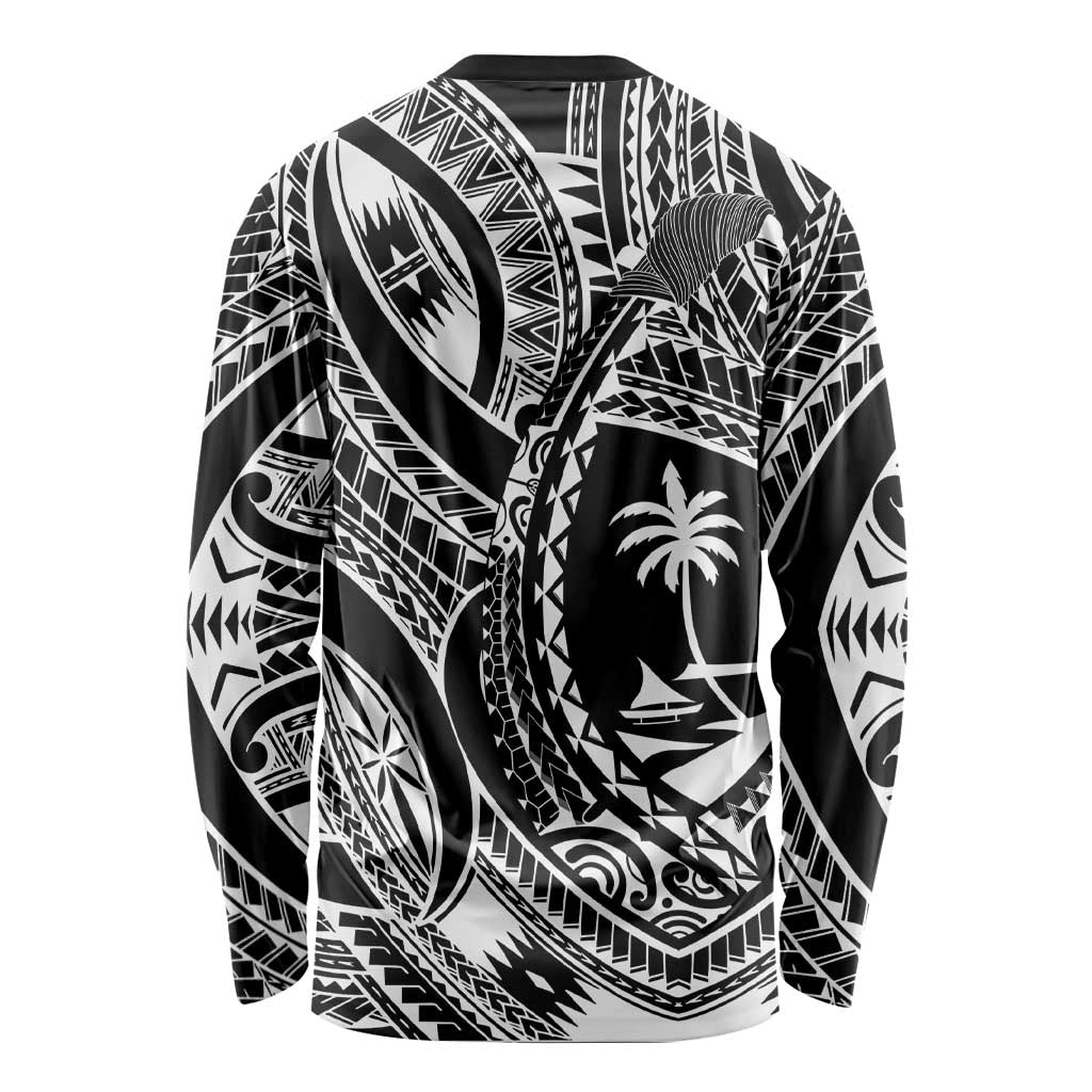 Hafa Adai Guam Inspired Tattoo Long Sleeve Shirt