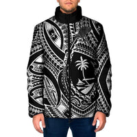 Hafa Adai Guam Inspired Tattoo Padded Jacket - Polynesian Pride