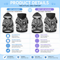 Hafa Adai Guam Inspired Tattoo Pet Hoodie