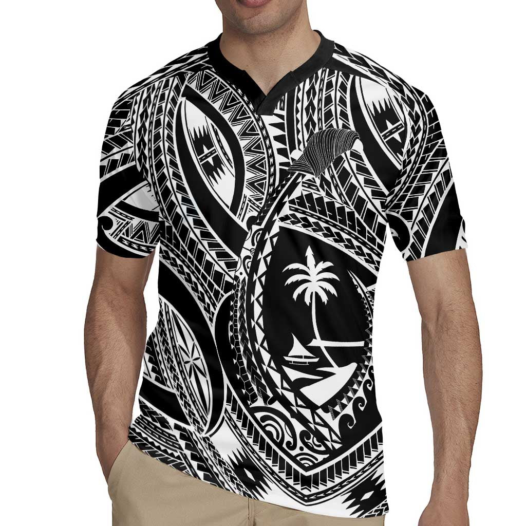 Hafa Adai Guam Inspired Tattoo Rugby Jersey