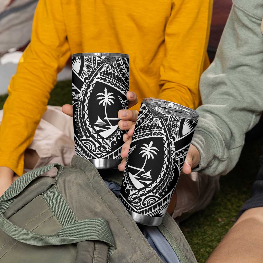 Hafa Adai Guam Inspired Tattoo Tumbler Cup