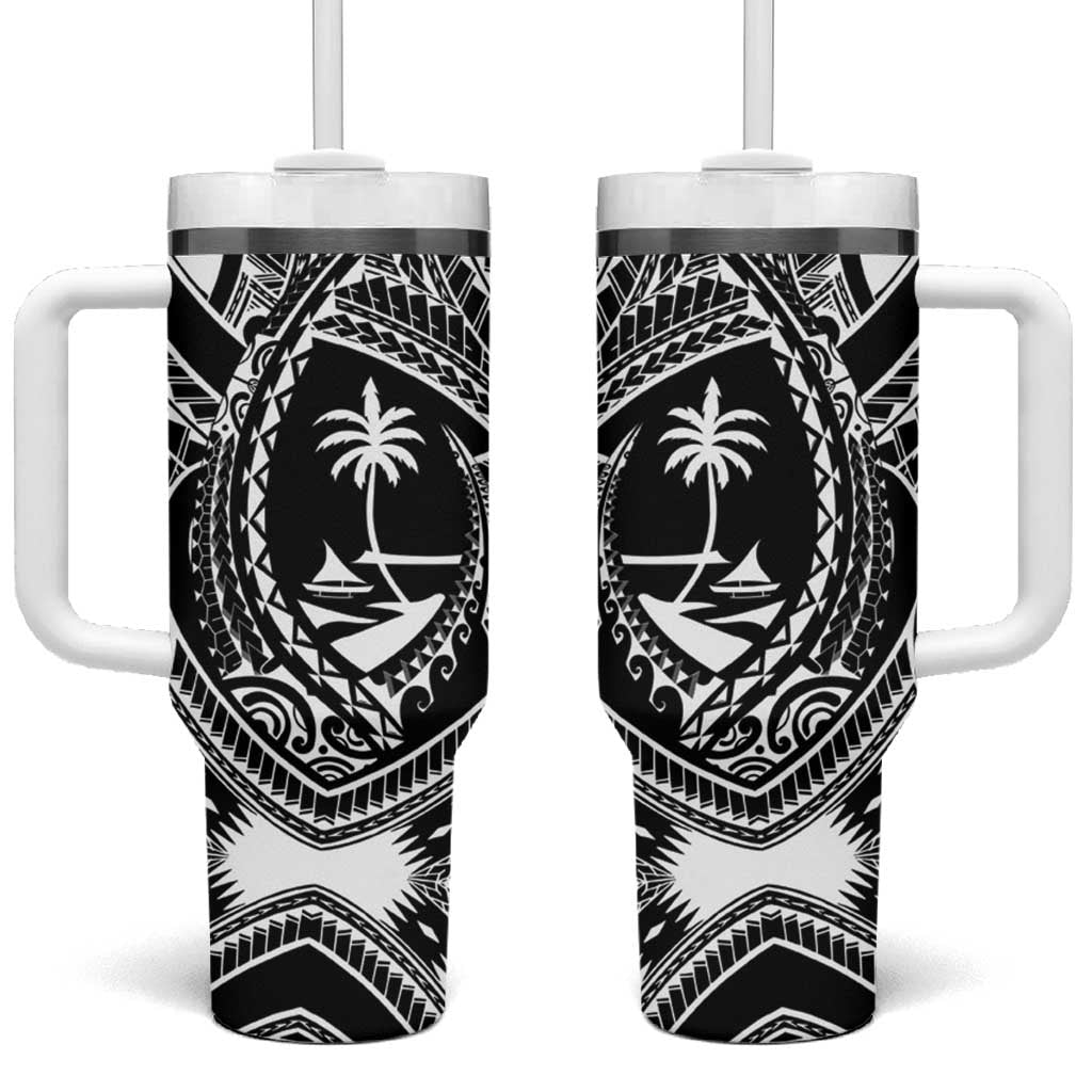 Hafa Adai Guam Inspired Tattoo Tumbler With Handle