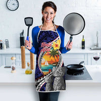 Hafa Adai Guam Seal Latte Stones Artwork Apron - Polynesian Pride