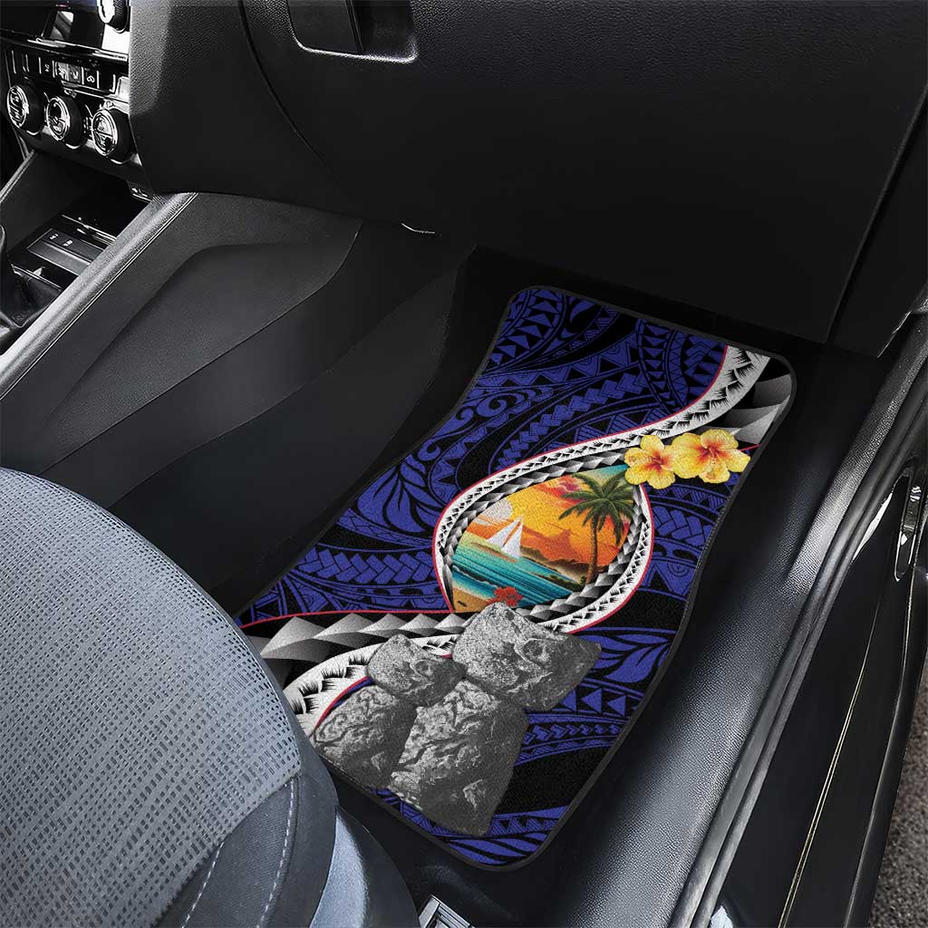 Hafa Adai Guam Seal Latte Stones Artwork Car Mats