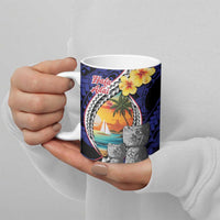 Hafa Adai Guam Seal Latte Stones Artwork Ceramic Mug - Polynesian Pride