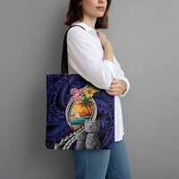 Hafa Adai Guam Seal Latte Stones Artwork Tote Bag - Polynesian Pride