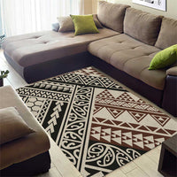 Niho Taniwha Kowhaiwhai Area Rug