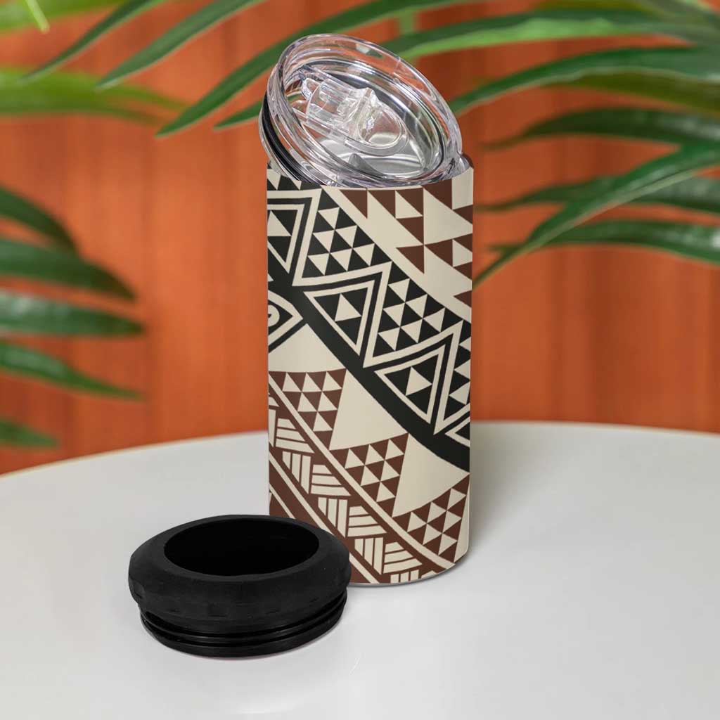Niho Taniwha Kowhaiwhai 4 in 1 Can Cooler Tumbler
