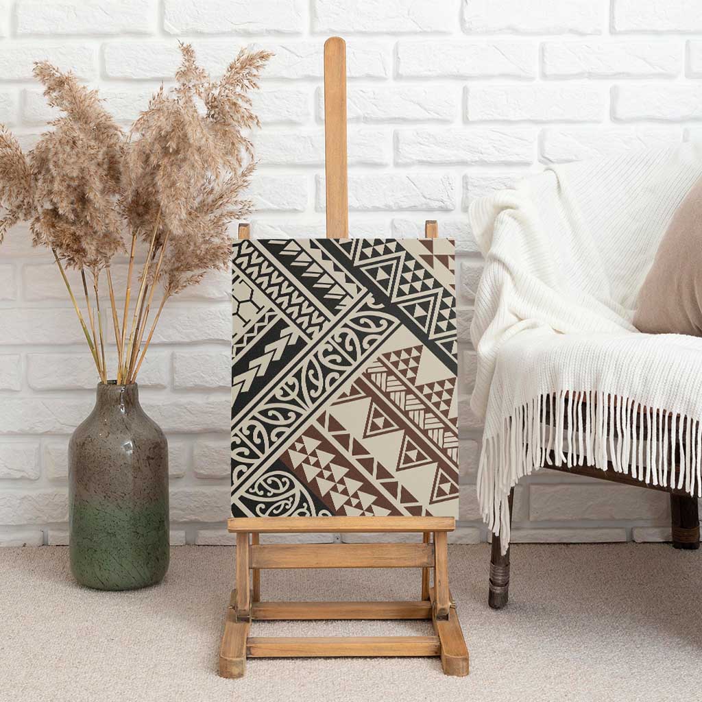 Niho Taniwha Kowhaiwhai Canvas Wall Art