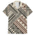 Niho Taniwha Kowhaiwhai Family Matching Short Sleeve Bodycon Dress and Hawaiian Shirt