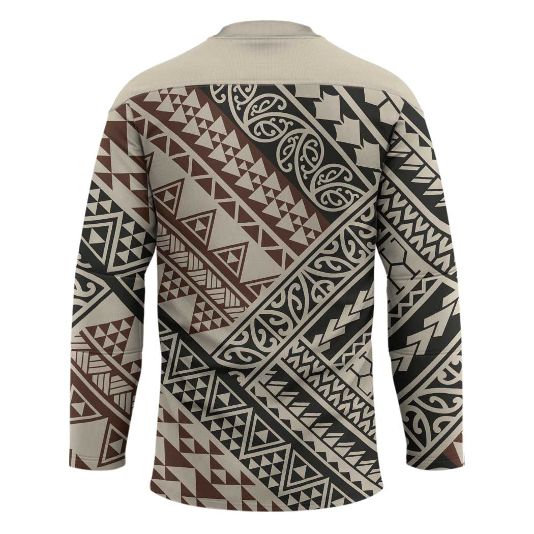 Niho Taniwha Kowhaiwhai Hockey Jersey - Polynesian Pride