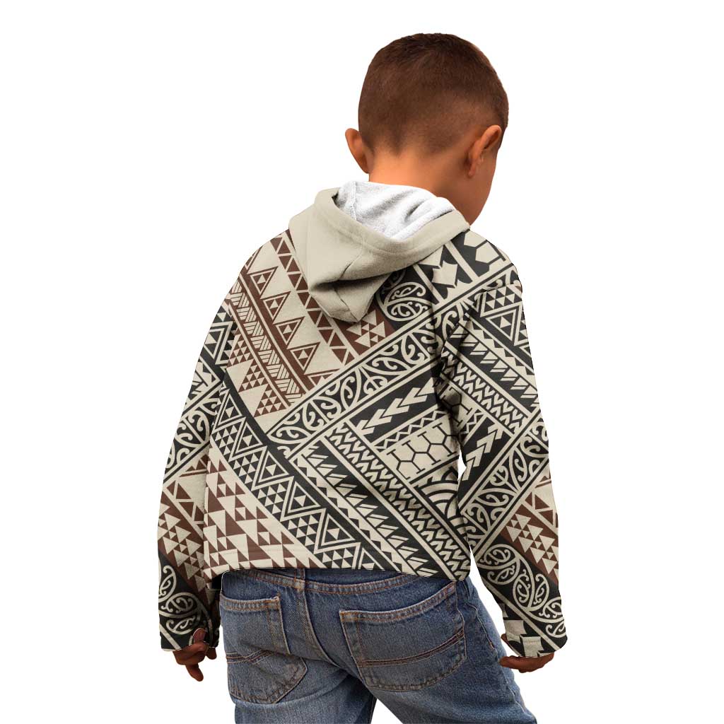 Niho Taniwha Kowhaiwhai Kid Hoodie