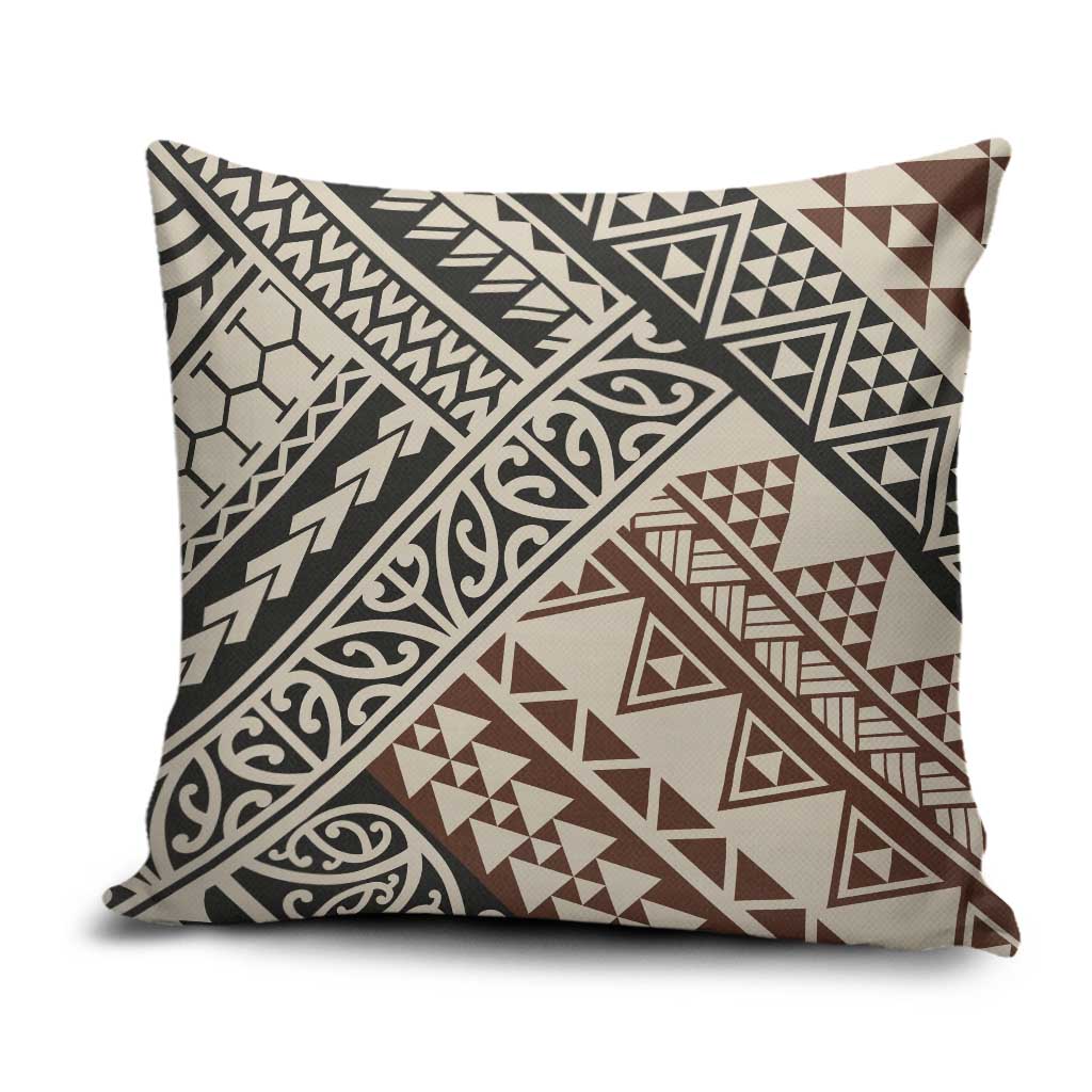 Niho Taniwha Kowhaiwhai Pillow Cover - Polynesian Pride