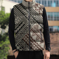 Niho Taniwha Kowhaiwhai Sleeveless Puffer Jacket - Polynesian Pride