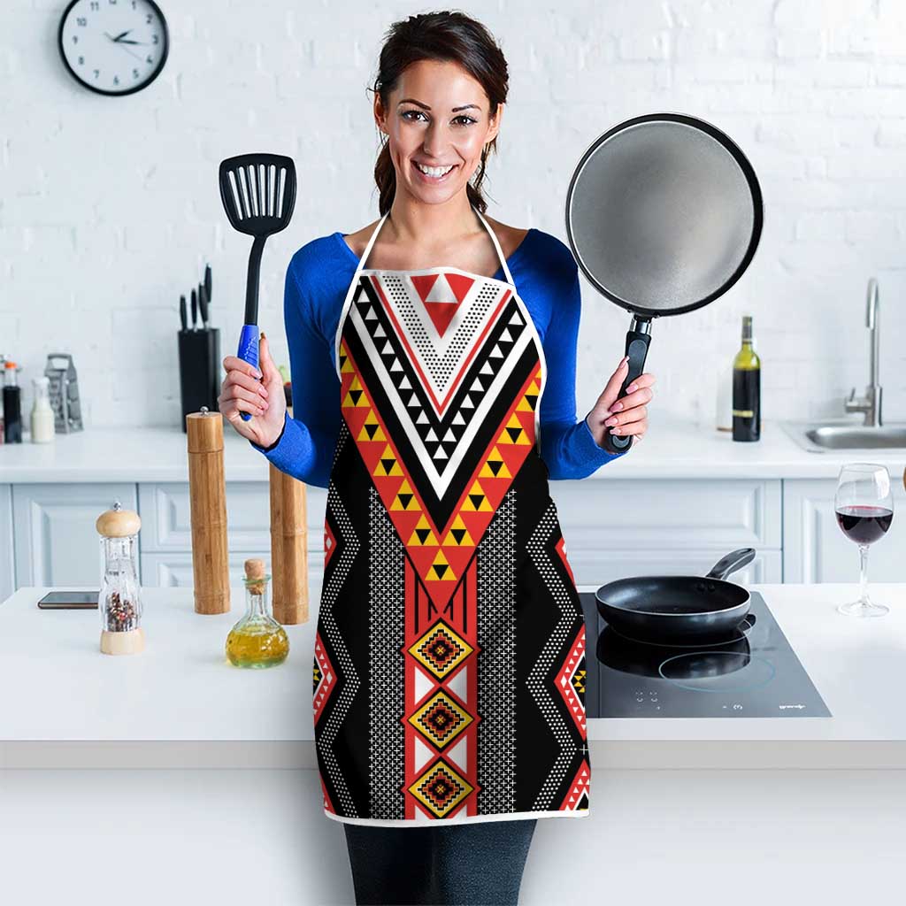 Niho Taniwha Taniko Motif Apron - Polynesian Pride