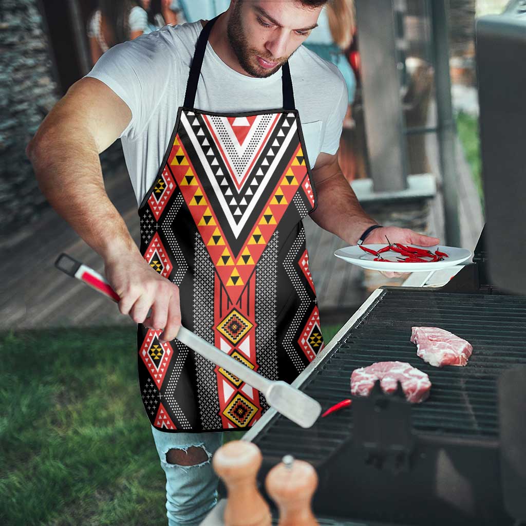 Niho Taniwha Taniko Motif Apron - Polynesian Pride