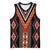 Niho Taniwha Taniko Motif Basketball Jersey - Polynesian Pride