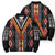 Niho Taniwha Taniko Motif Bomber Puffer Jacket - Polynesian Pride